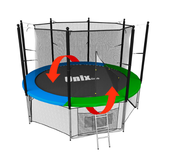 Батут UNIX line Classic 8 ft (inside)